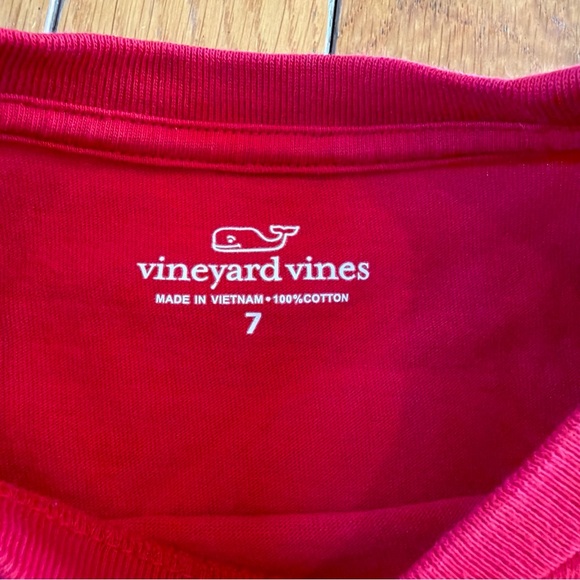 3 Vineyard Vines Logo Long Sleeve T-Shirts Boys Sz 7 Halloween Christmas Santa - Picture 8 of 12